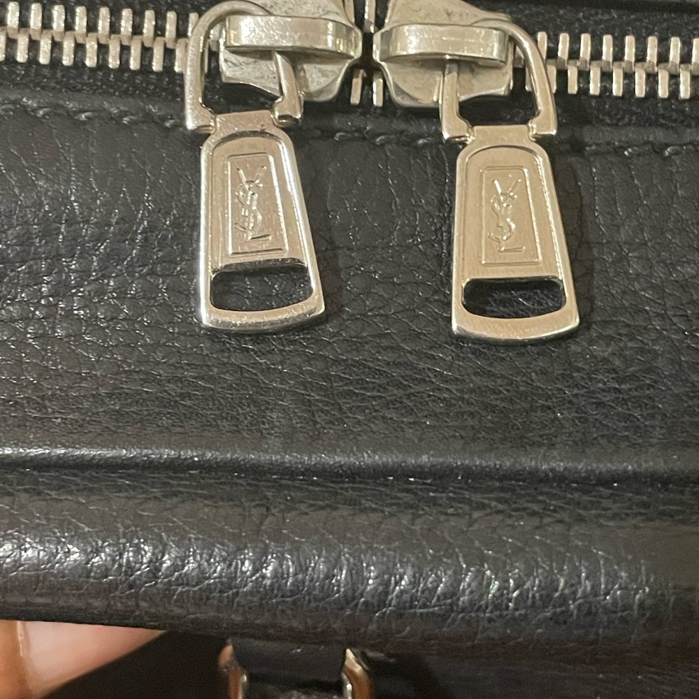 Yves Saint Laurent EUC Sac Lover black Leather Shoulder vintage Handbag ✨ - Picture 7 of 17